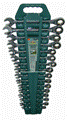 Набор ключей комбинированных трещоточных 8-24мм, 16 пр. в Салавате